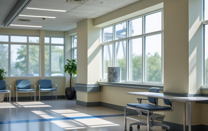 Home 1 A room with chairs and tables in it