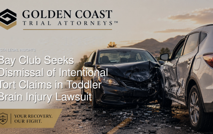 Bay Club Seeks Dismissal of Intentional Tort Claims in Toddler Brain Injury Lawsuit
