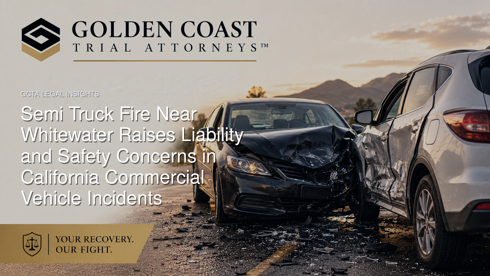 Semi Truck Fire Near Whitewater Raises Liability and Safety Concerns in California Commercial Vehicle Incidents