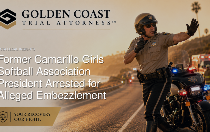 Former Camarillo Girls Softball Association President Arrested for Alleged Embezzlement