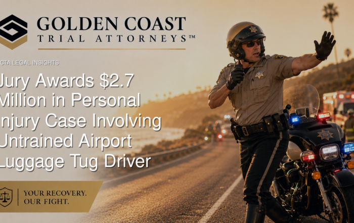 Home 3 Jury Awards $2.7 Million in Personal Injury Case Involving Untrained Airport Luggage Tug Driver