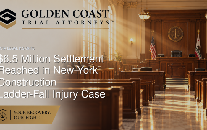 $6.5 Million Settlement Reached in New York Construction Ladder-Fall Injury Case