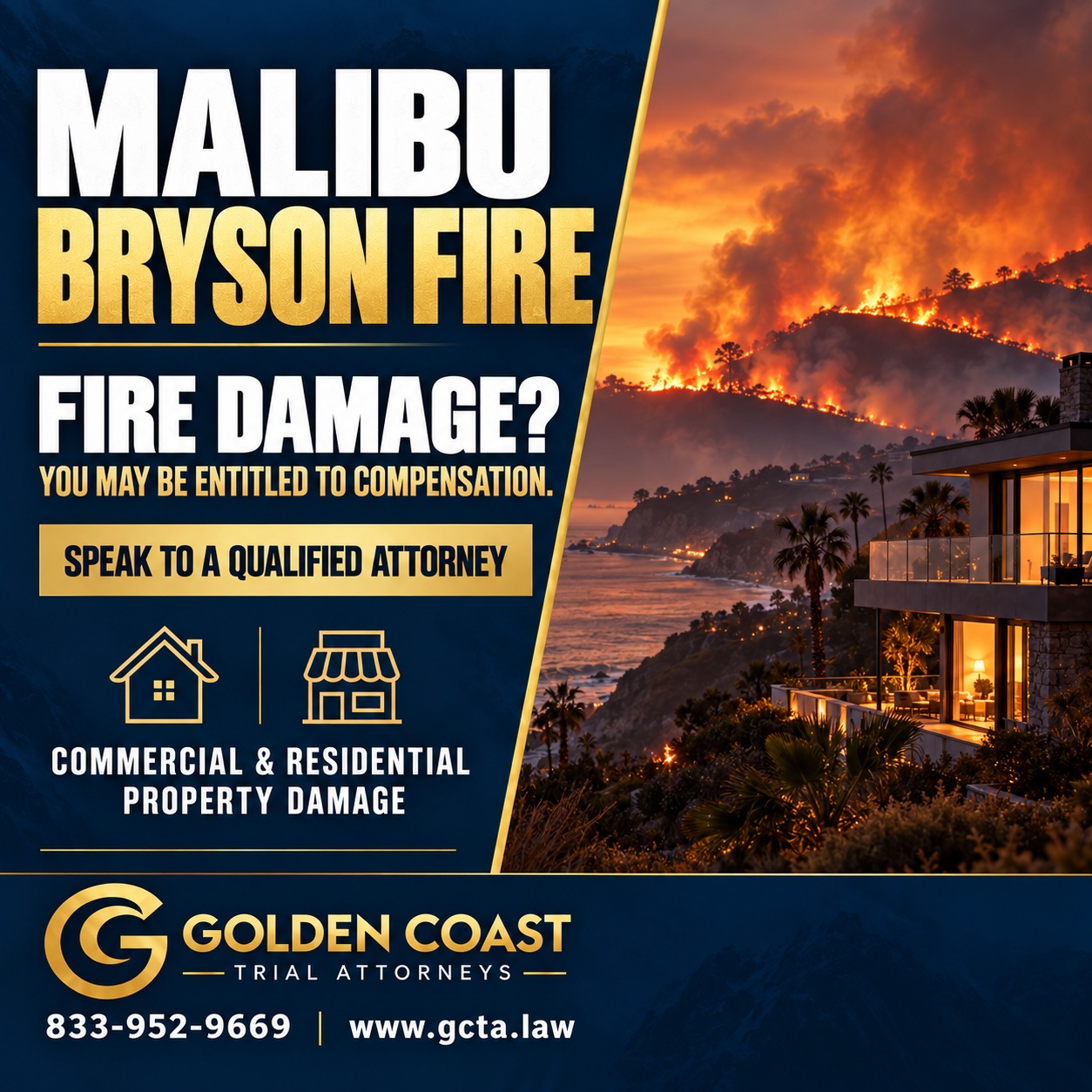 Bryson Fire Malibu: Property Damage & Insurance Claims | GCTA 1 BRYSON Fire_GCTA