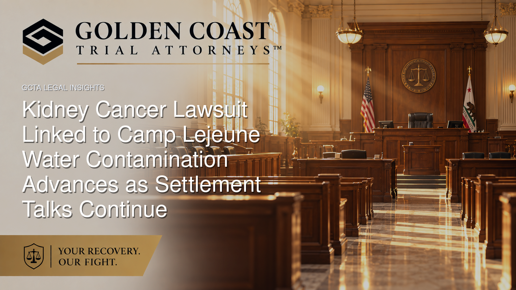Kidney Cancer Lawsuit Linked to Camp Lejeune Water Contamination Advances as Settlement Talks Continue