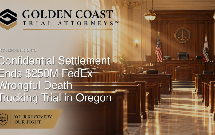 Home 2 Confidential Settlement Ends $250M FedEx Wrongful Death Trucking Trial in Oregon