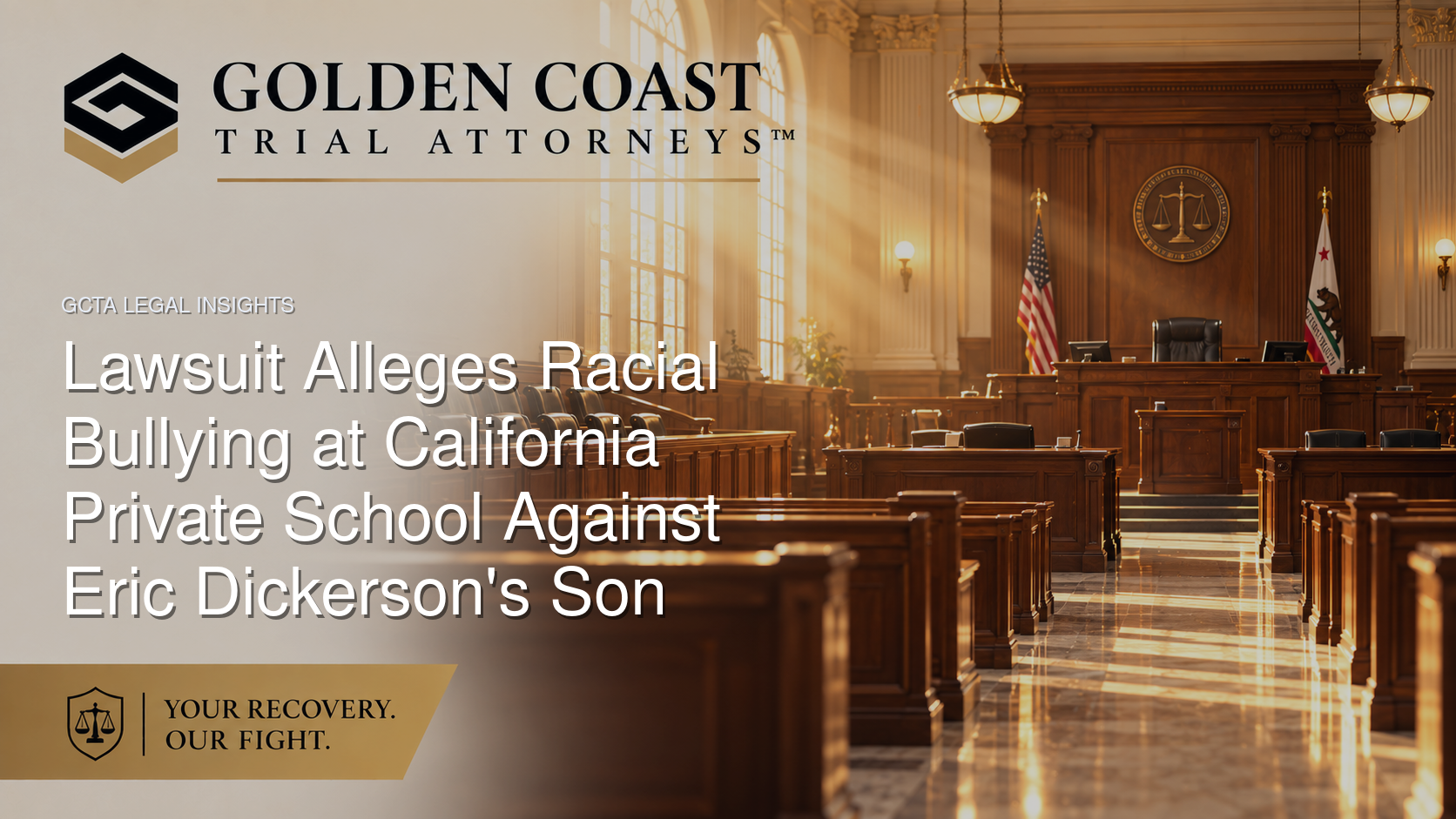 Lawsuit Alleges Racial Bullying at California Private School Against Eric Dickerson's Son