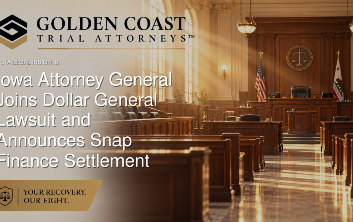 Iowa Attorney General Joins Dollar General Lawsuit and Announces Snap Finance Settlement